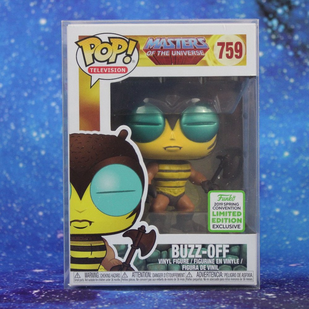 Funko Pop! Masters of the Universe Buzz Off #759 2019 Spring Convention Excl.